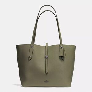 NWT Coach Market Tote - Fatigue Stone - Green - Army - F58849